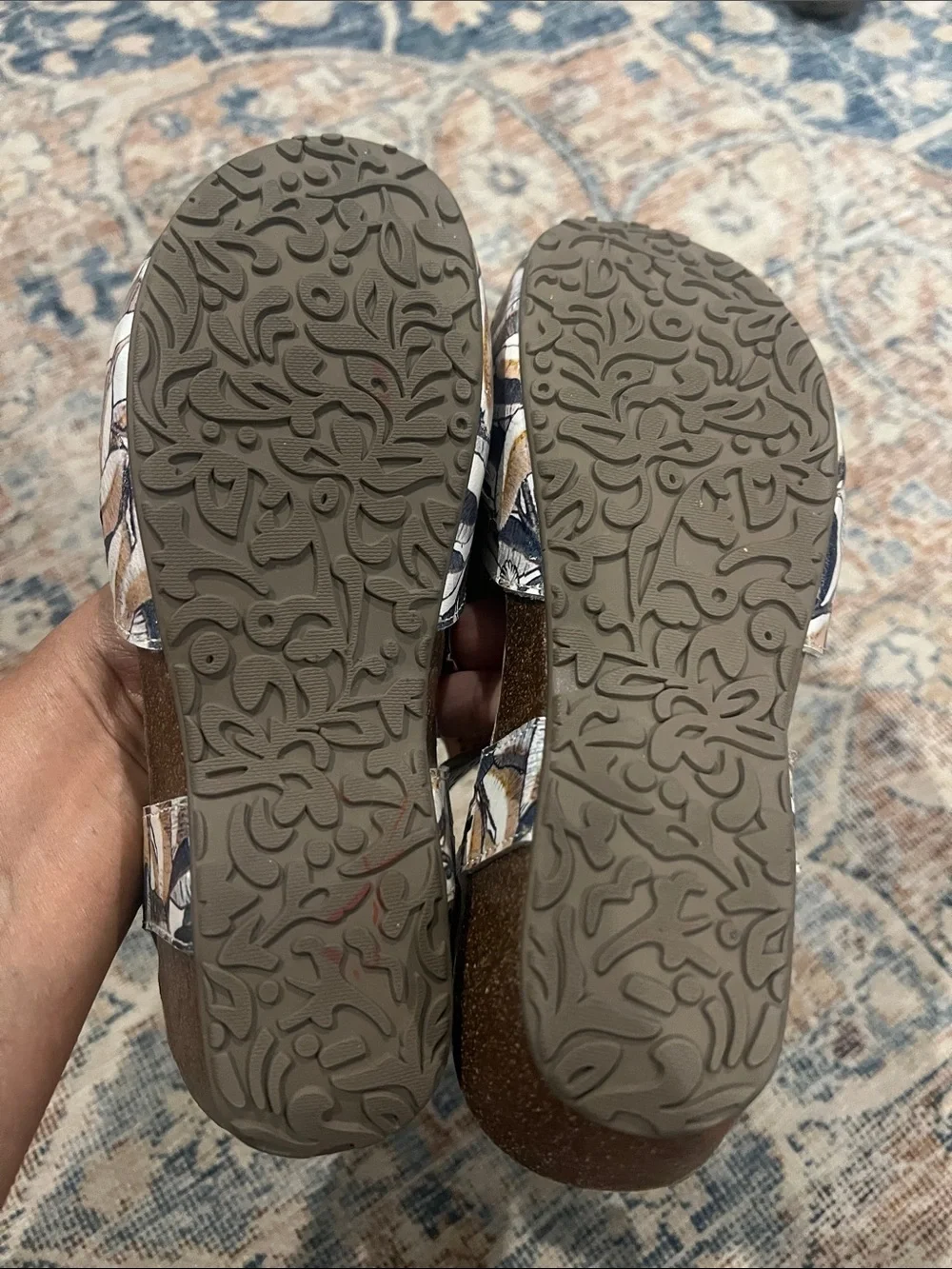 L ‘Artiste Snake-Print wedge Mary Jane lightweight comfort shoes size 35/5.5
